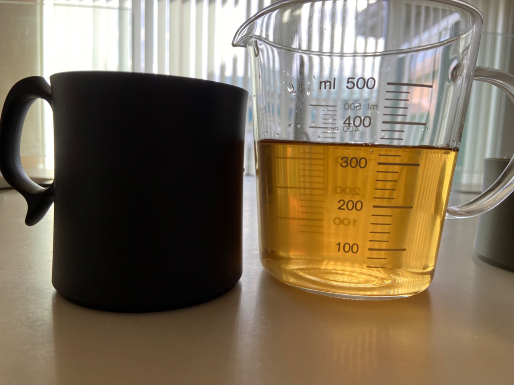 ARASマグカップ大と麦茶320ml