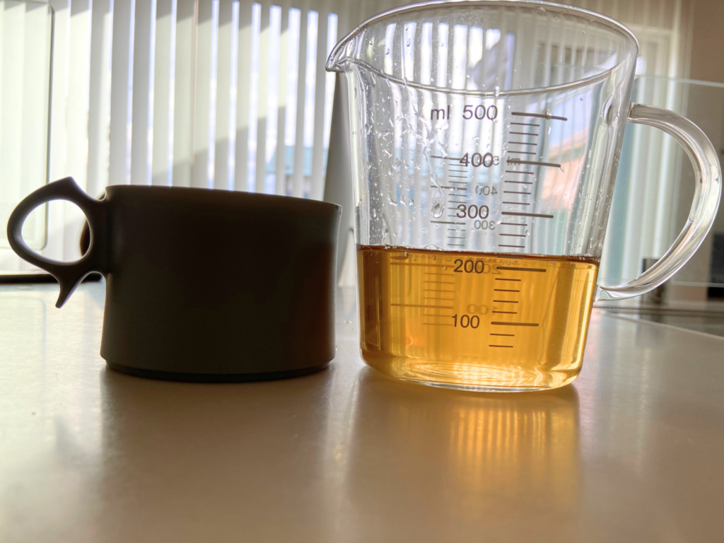 ARASマグカップ小と麦茶210ml